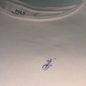 Polo By Ralph Lauren Mens Baby Pink Crewneck T-Shirt [Size XL]
